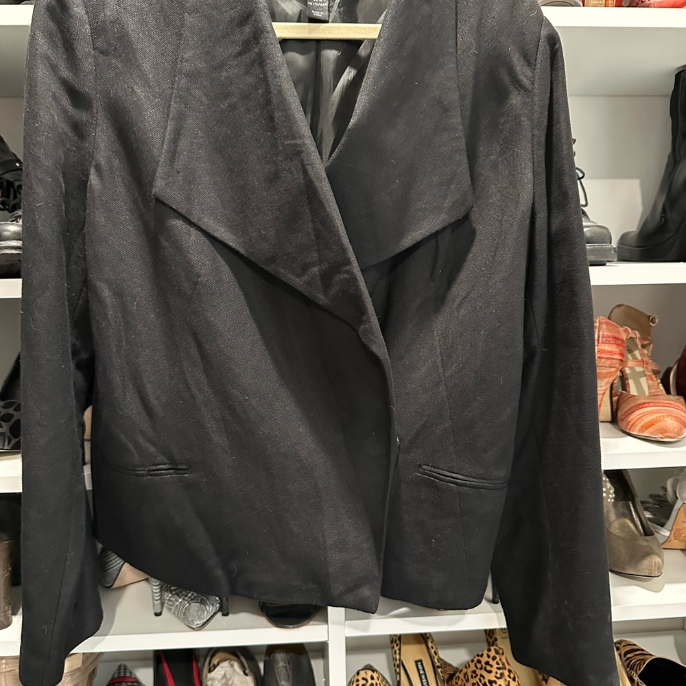 H&M Elegant Black Women's Suit Jacket